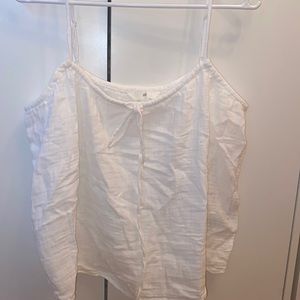 H&m white baby tank